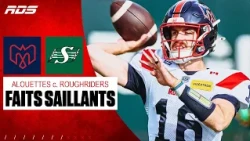 Faits saillants : Alouettes c. Roughriders (Semaine 20)