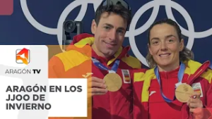 Un oro y dos bronces que tienen un poquito de Aragón