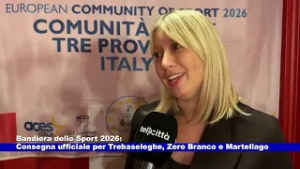 Bandiera dello Sport 2026: Consegna ufficiale per Trebaseleghe, Zero Branco e Martellago 02.03.2026
