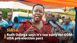 Ruth Odinga says it’s too early for ODM–UDA pre-election pact
