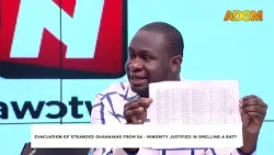 Evacuation of Stranded Ghanaians From SA: Minority Justified in Smelling A RAT? (17-10-26)