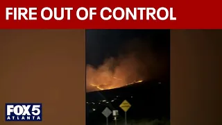 Nevada wildfire burning out of control | FOX 5 News