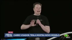 Tesla apresenta carro voador de Elon Musk que promete manobras no ar | Jornal da Band