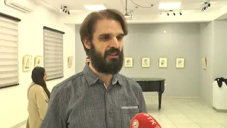 Stevan Kitić se prvi put predstavlja kragujevačkoj likovnoj publici serijom crteža
