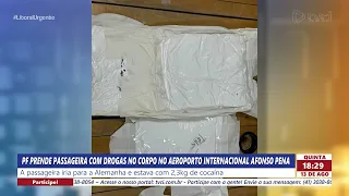 FEDERAL POLICE ARREST PASSENGER WITH DRUGS ON HER BODY AT AFONSO PENA INTERNATIONAL AIRPORT