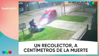 A garbage collector miraculously survived a violent crash. #GoodTelefe
