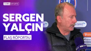 Başakşehir - Beşiktaş Maç Sonu Teknik Direktör Sergen Yalçın'ın Açıklamaları