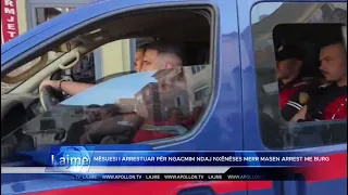 Mësuesi i arrestuar për ngacmim ndaj nxënëses mbërrin në gjykatë denohet arrest me burg