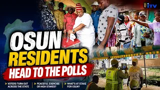 Osun Residents Troop Out To Elect Their Governor | POLITICS TODAY