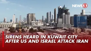 Sirens heard in Kuwait City after US and Israel attack Iran
