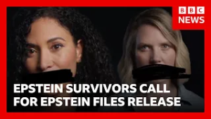 Epstein survivors call for release of remaining files | BBC News