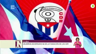 Cuba celebrates the 66th anniversary of the Committees for the Defense of the Revolution