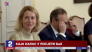 Kaja Kalas u dvodnevnoj posjeti Bosni i Hercegovini