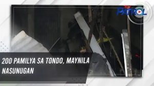 В районе Тондо, Манила, сгорели 200 семей | Телеканал TV Patrol