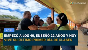 Empezó a los 40, enseñó 22 años y hoy vive su último primer día de clases