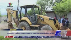 Over 100 people evicted from land occupied a year ago in La Ceiba