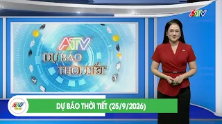DỰ BÁO THỜI TIẾT (25/9/2026)