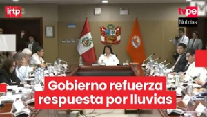 Premier dirige sesión del COEN para reforzar respuesta ante lluvias, huaicos y desbordes