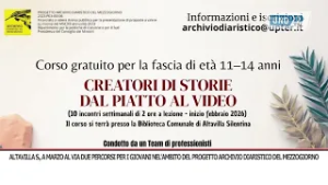 SRV ALTAVILLA SILENTINA, A MARZO AL VIA DUE PERCORSI PER I GIOVANI