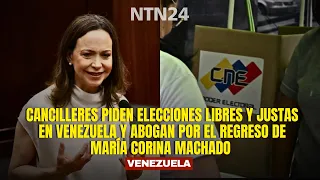Foreign Ministers call for free elections in Venezuela and advocate for the return of María Corin...