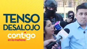 "¡ES UNA BURLA!". El tenso desalojo de ambulantes en Puente Alto - Contigo en la Mañana