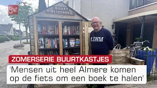 Serie 'Buurtkastjes': Han deelt boeken overleden vrouw | Omroep Flevoland