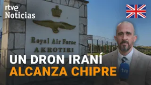 ORIENTE PRÓXIMO | Un DRON IRANÍ alcanza una BASE AÉREA del REINO UNIDO en CHIPRE | RTVE Noticias