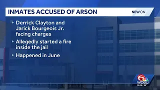 Orleans Justice Center inmates accused of setting fire to mattresses, clothes in jail