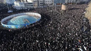 Crowds gather in Tehran to mourn supreme leader Khamenei