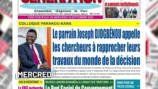 The Weekly #Press #Review for September 20, 2026 With Oumar ADÉGNANDJOU