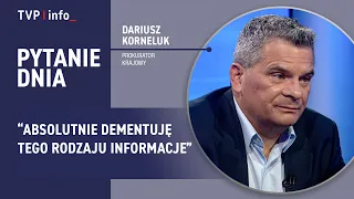 Korneluk on the dispute with Żurek: I firmly deny it | QUESTION OF THE DAY