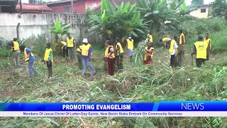 Members Of Jesus Christ Of Latter-Day Saints, New Benin Stake Embark On Community Services