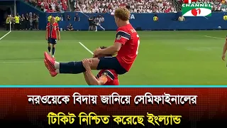 England advance to semi-finals after beating Norway with Bellingham's brace