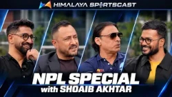 NPL Special with Shoaib Akhtar | Paras Khadka | Suraj Giri | Himalaya Sportscast | Premiere Episode