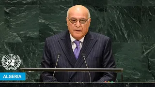 🇩🇿 Algeria - Foreign Minister Addresses United Nations General Debate, 81st Session | #UNGA