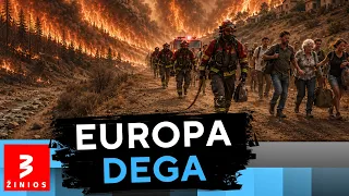 Europa kaista rekordais: gaisrai, sausra ir evakuacija