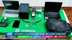 Four individuals arrested for robbery in an inhabited dwelling and receiving stolen goods in Machalí