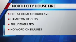 St. Louis fire engulfs single-story home in north St. Louis