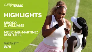 Mboko/S. Williams vs Melichar-Martinez/Routliffe | Highlights primo turno WTA 500 Londra
