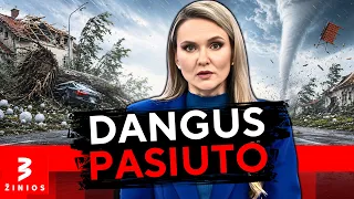 Lietuvą talžė stichija: kruša daužė, medžiai virto, užfiksuotas viesulas