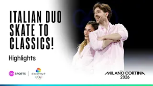 Italian figure skating pair Niccolo Macii & Sara Conti amaze home crowd ?‍? | Winter Olympics 2026