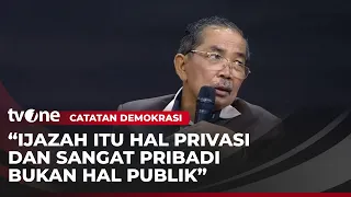 Former High Court Judge: Diploma Issues Are Private Matters | tvOne Democracy Notes