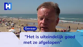 Three swimmers swept away by strong current at Egmond