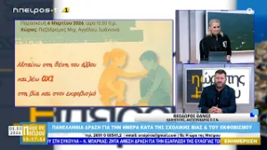 ΠΑΝΕΛΛΗΝΙΑ ΔΡΑΣΗ ΓΙΑ ΤΗΝ ΗΜΕΡΑ ΚΑΤΑ ΤΗΣ ΣΧΟΛΙΚΗΣ ΒΙΑΣ & ΤΟΥ ΕΚΦΟΒΙΣΜΟΥ