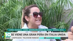 Roca: se viene una gran peña en Italia Unida