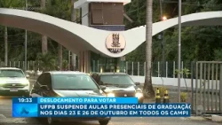 UFPB suspends in-person undergraduate classes on October 23 and 26 across all campuses