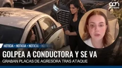 Road rage in southern Mexico City: driver attacks woman in middle of traffic