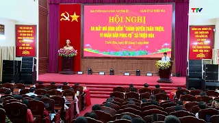 Thieu Hoa launches "Friendly government, serving the people" model | Thanh Hoa Television