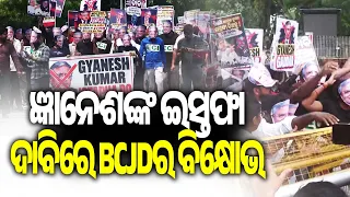 ଜ୍ଞାନେଶଙ୍କ ଇସ୍ତଫା ଦାବିରେ BCJDର ବିକ୍ଷୋଭ | Kalinga TV