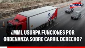 ?? Transporte de carga acusa a la MML de usurpar funciones tras ordenanza sobre carril derecho